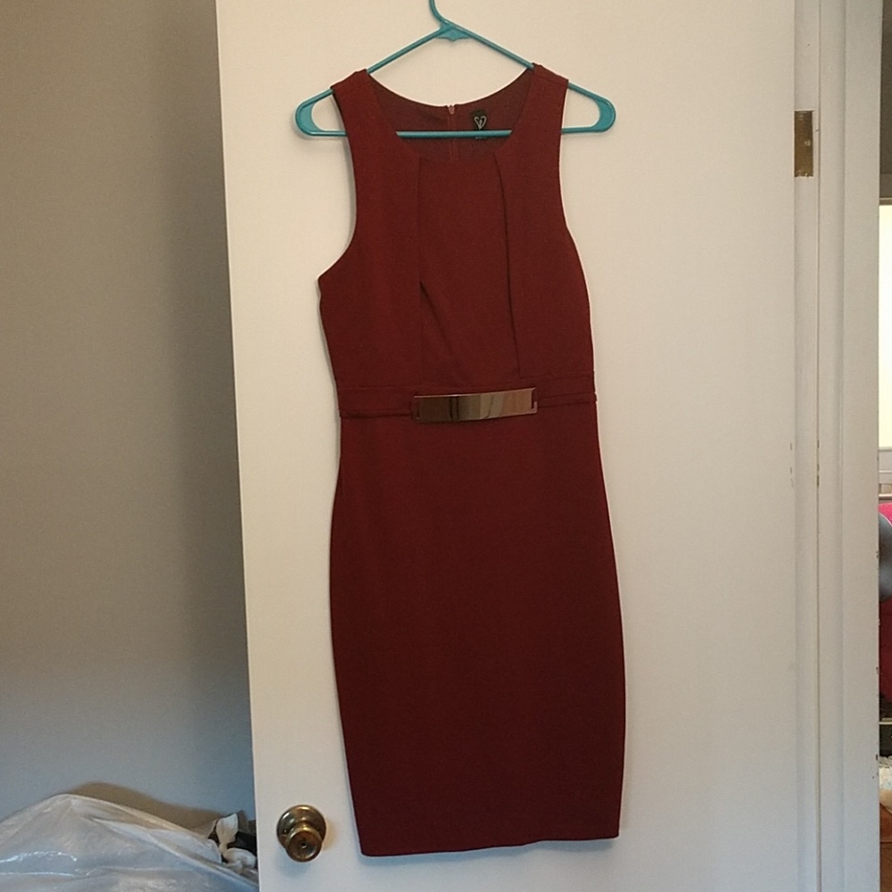 Burgandy dress